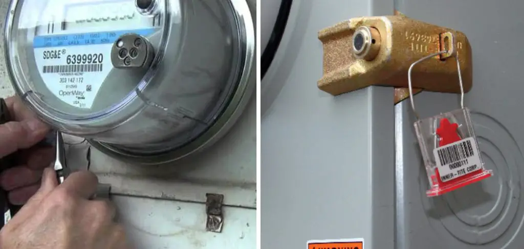 How to Remove Electric Meter Lock