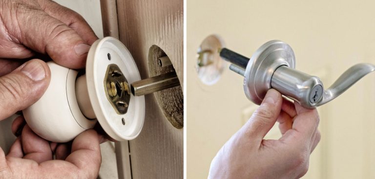 How to Remove a Broken Latch From a Closed Door