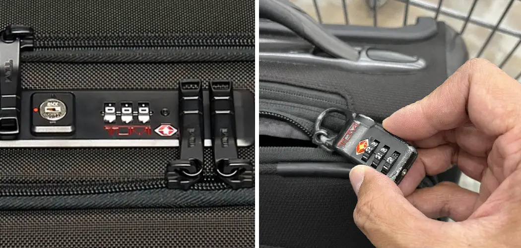 How to Unlock Tumi Suitcase