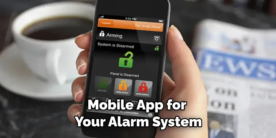 Mobile App for Your Alarm System