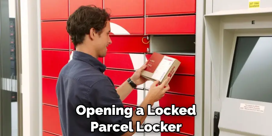 Opening a Locked Parcel Locker