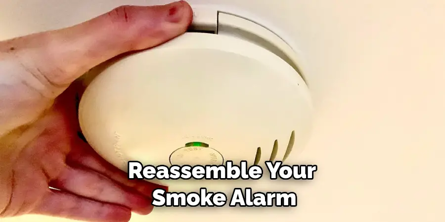Reassemble Your Smoke Alarm