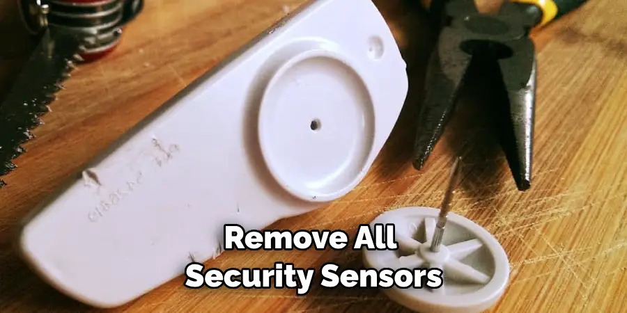 Remove All Security Sensors
