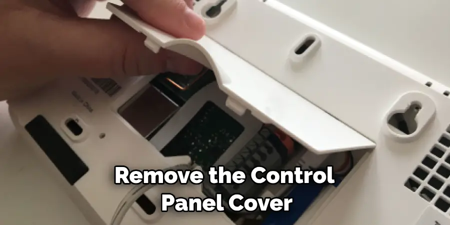 Remove the Control Panel Cover
