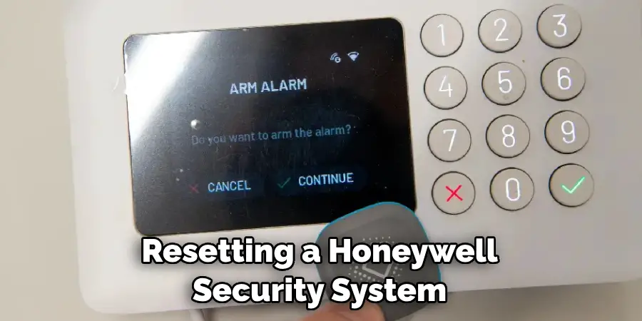 Resetting a Honeywell Security System