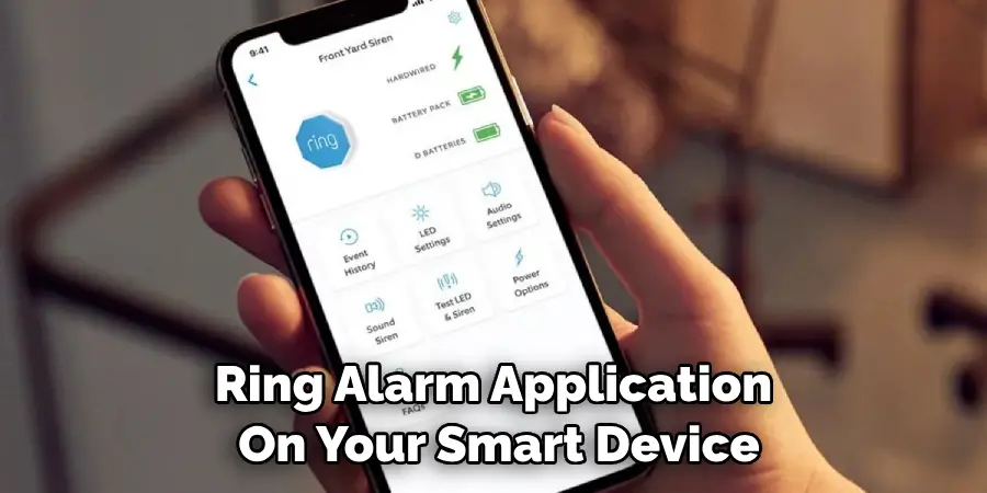 Ring Alarm Application on Your Smart Device
