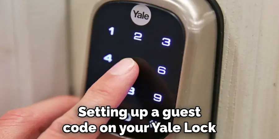 Setting up a guest code on your Yale Lock