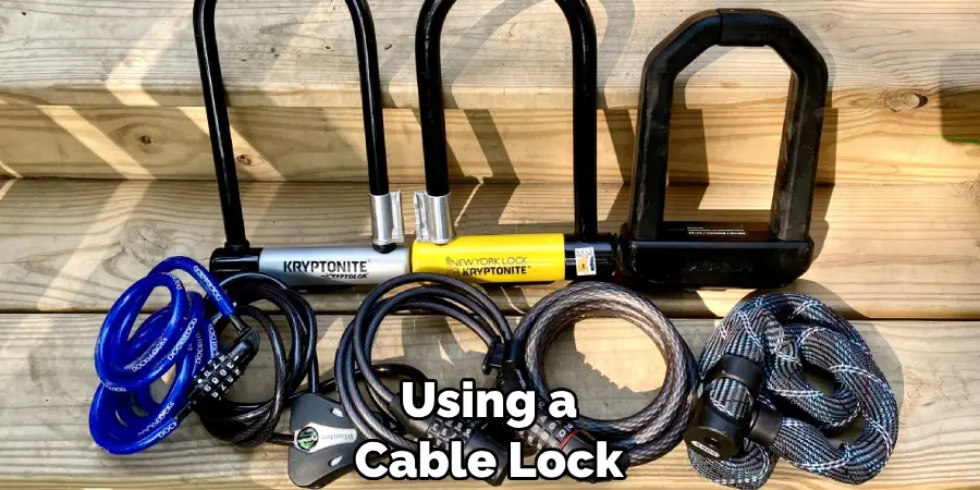 Using a Cable Lock