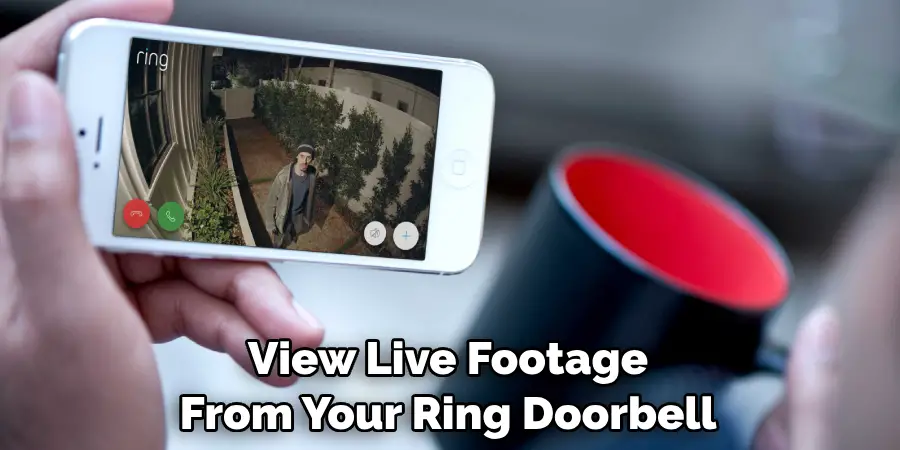 View Live Footage From Your Ring Doorbell