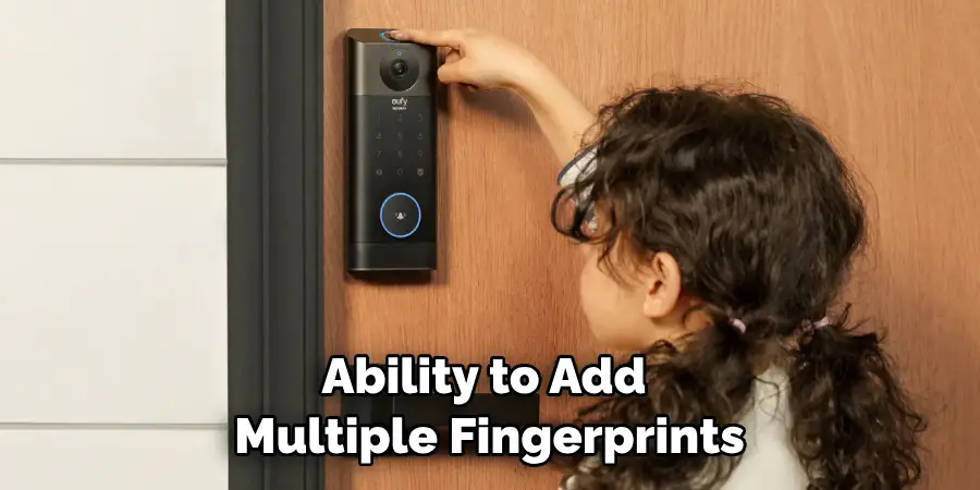 ability to add multiple fingerprints