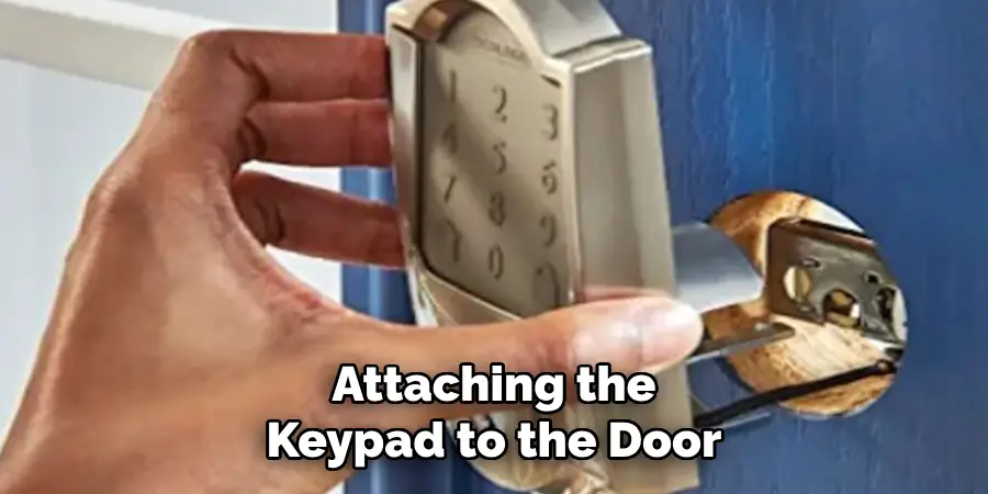Attaching the Keypad to the Door