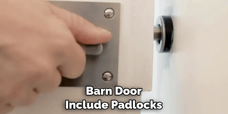 Barn Door Include Padlocks