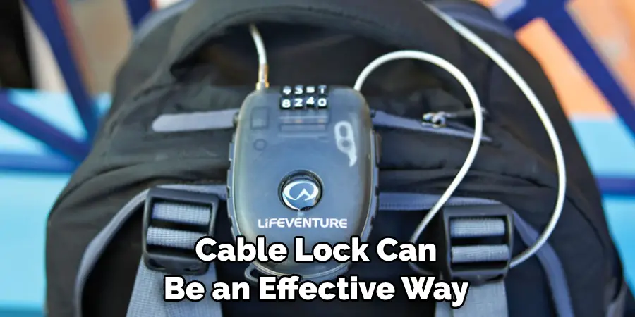 Cable Lock Can Be an Effective Way