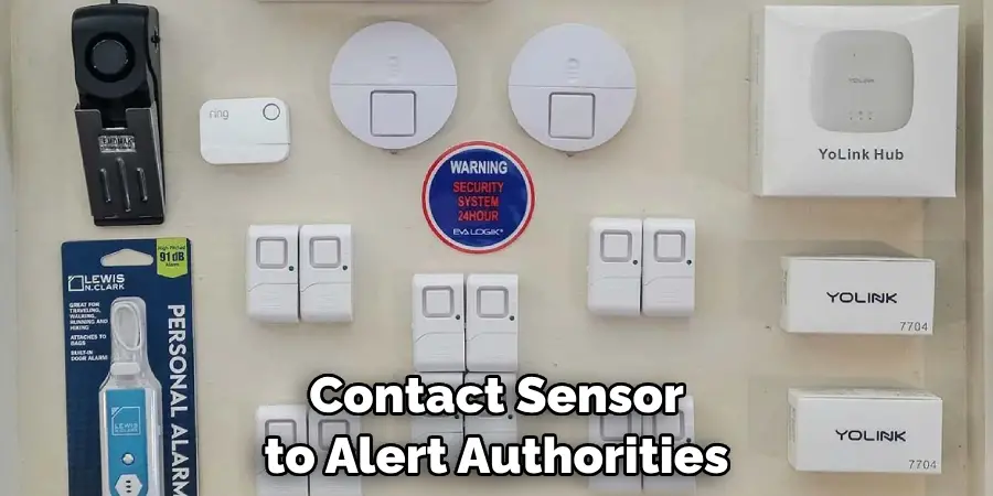 Contact Sensor to Alert Authorities