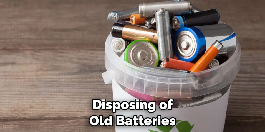 Disposing of Old Batteries