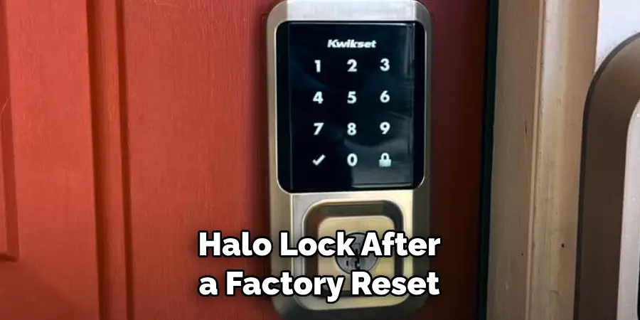 Halo Lock After a Factory Reset