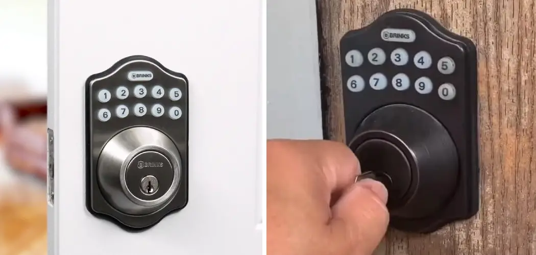 How to Lock Brinks Digital Deadbolt