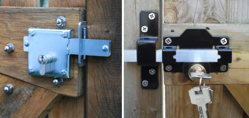 How to Lock a Garden Gate