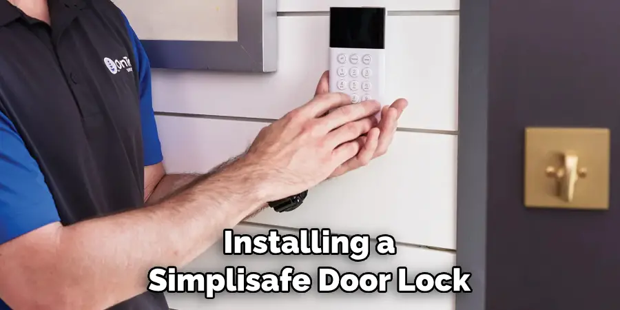 Installing a Simplisafe Door Lock