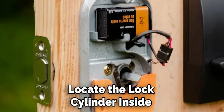 Locate the Lock Cylinder Inside