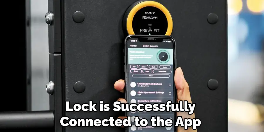 Lock is Successfully Connected to the App