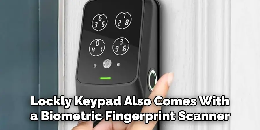 Lockly Keypad Also Comes With a Biometric Fingerprint Scanner
