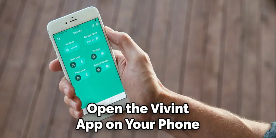 Open the Vivint App on Your Phone