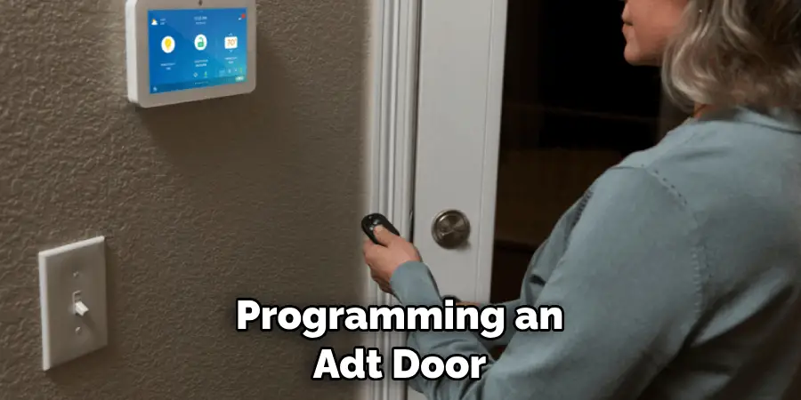 Programming an Adt Door