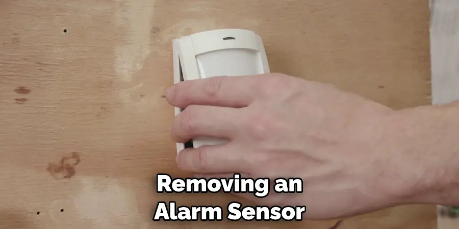 Removing an Alarm Sensor