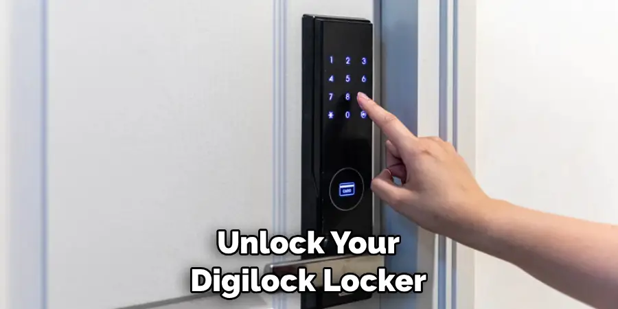 Unlock Your Digilock Locker