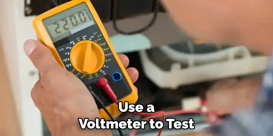 Use a Voltmeter to Test