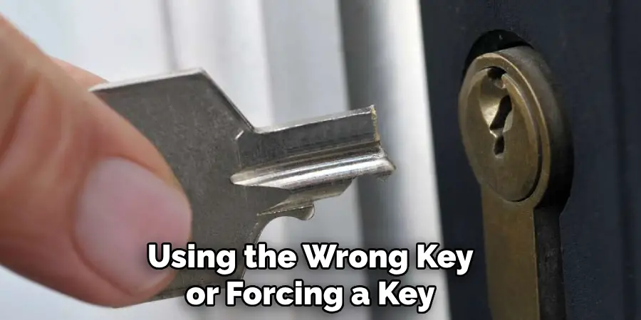 Using the Wrong Key or Forcing a Key