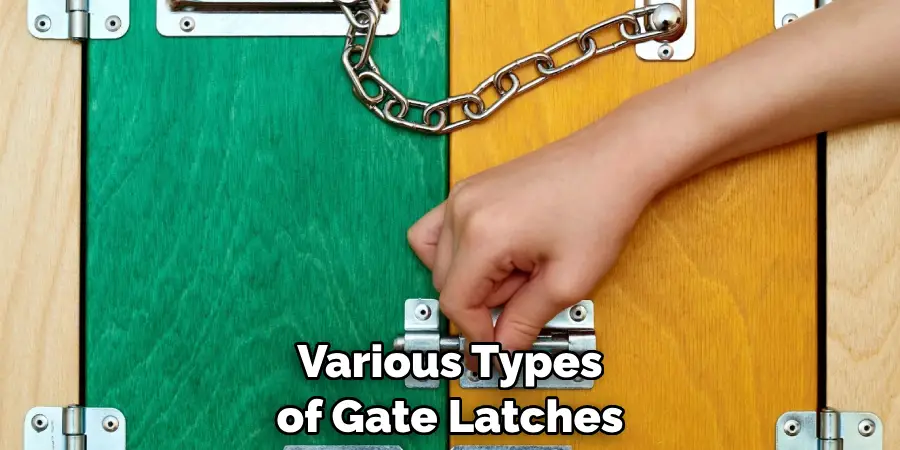 Various Types of Gate Latches