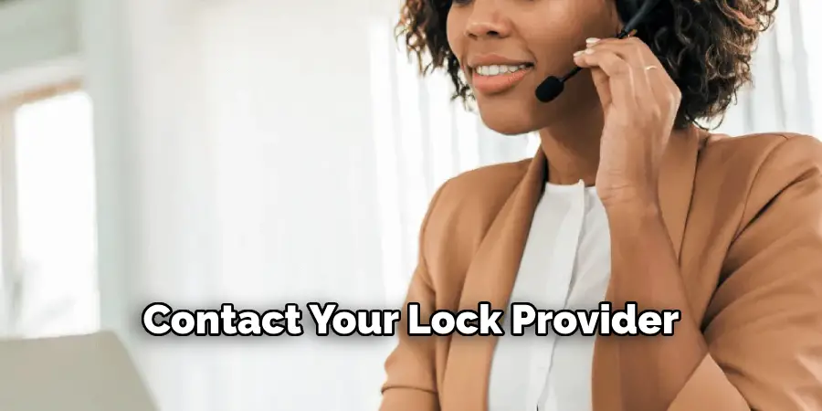 Contact Your Lock Provider