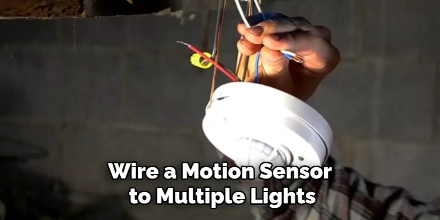Wire a Motion Sensor to Multiple Lights