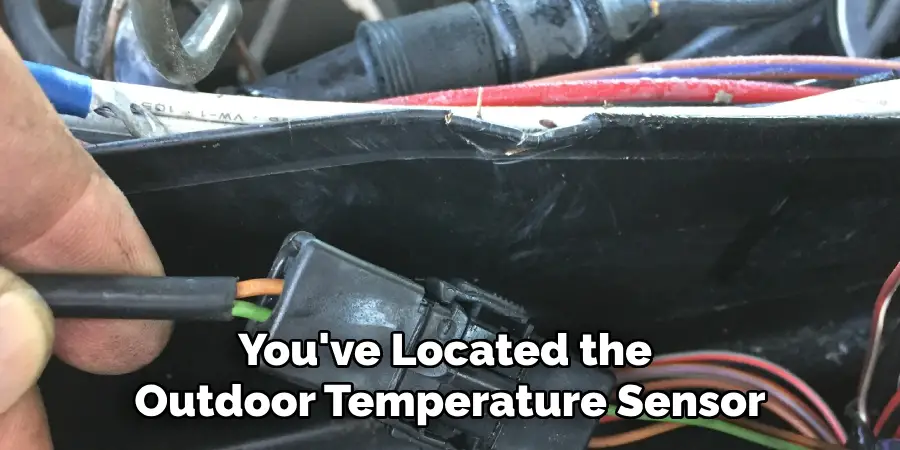 You've Located the Outdoor Temperature Sensor