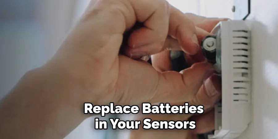 Replace Batteries in Your Sensors