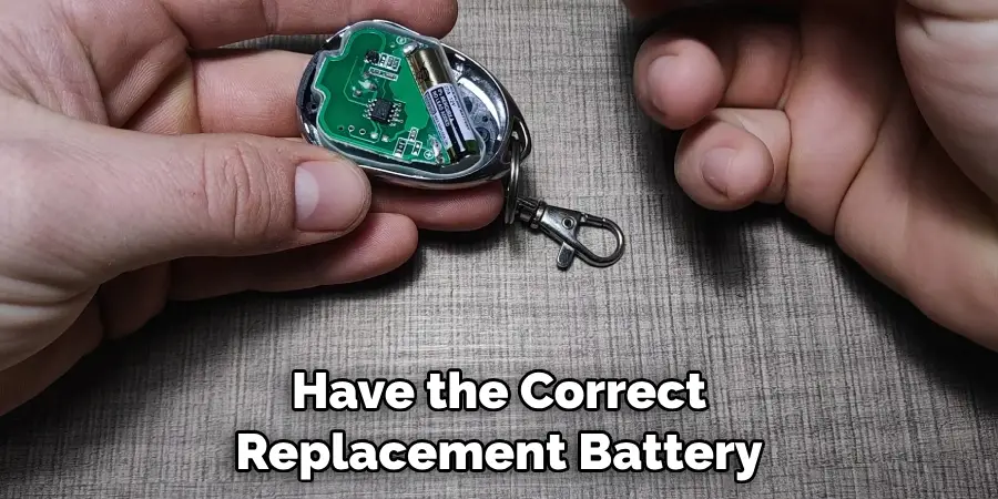 Have the Correct Replacement Battery