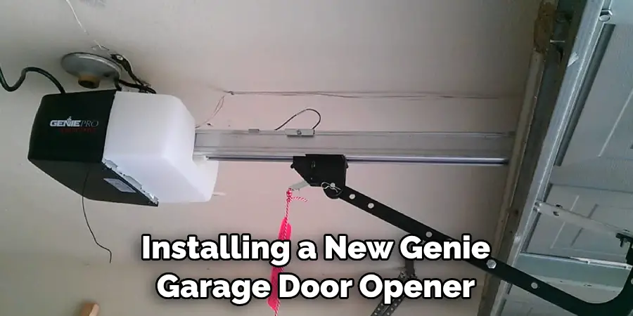 Installing a New Genie Garage Door Opener