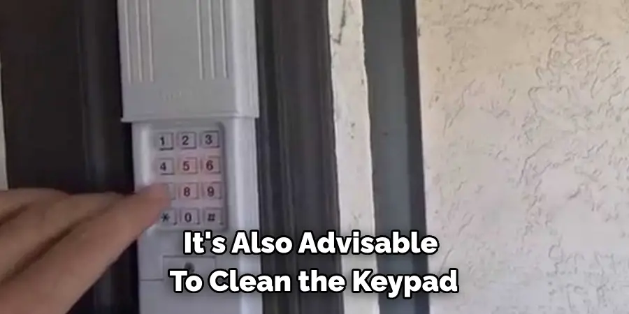 It's Also Advisable To Clean the Keypad