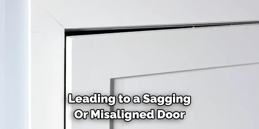 Leading to a Sagging Or Misaligned Door