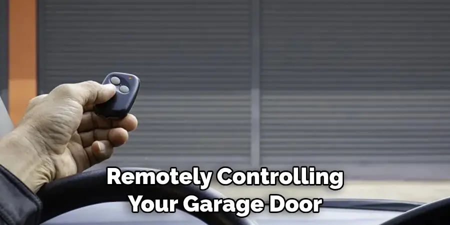 Remotely Controlling Your Garage Door