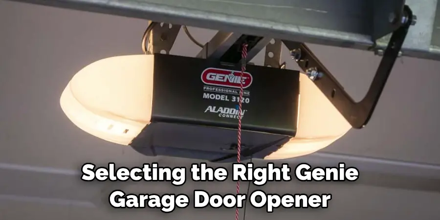 Selecting the Right Genie Garage Door Opener