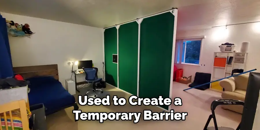 Used to Create a Temporary Barrier
