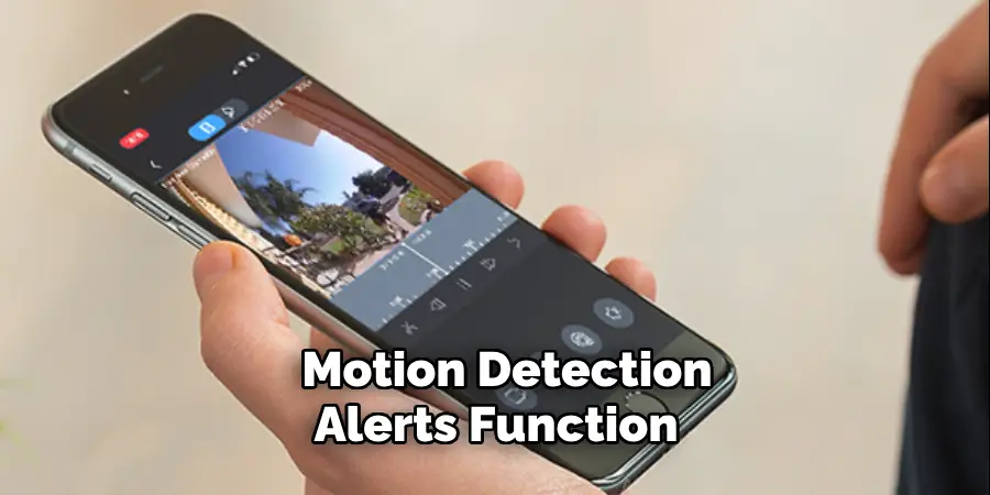 Motion Detection Alerts Function
