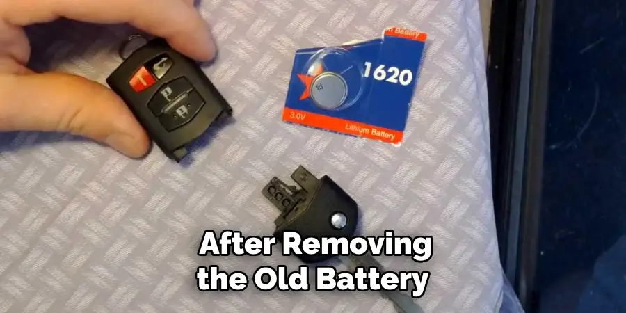 After Removing the Old Battery