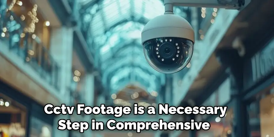 Cctv Footage is a Necessary Step in Comprehensive