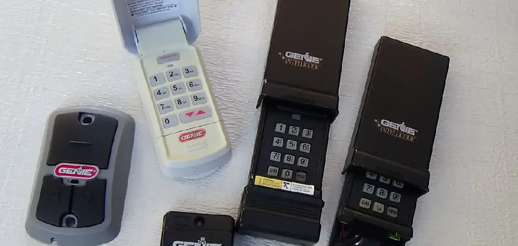 How to Reprogram Genie Keypad Garage Door Opener