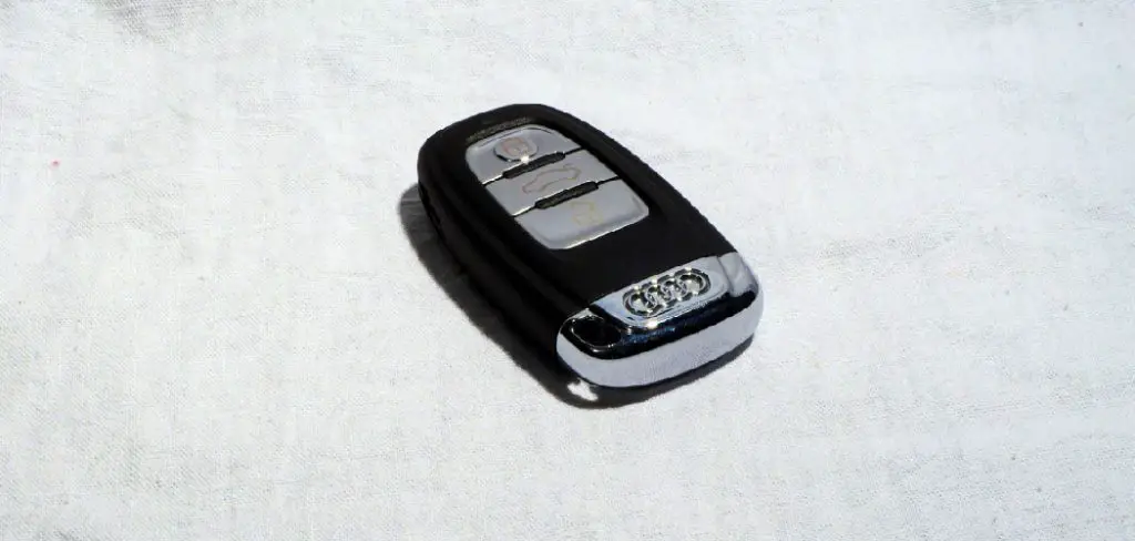 How to Change the Battery in Audi Key Fob