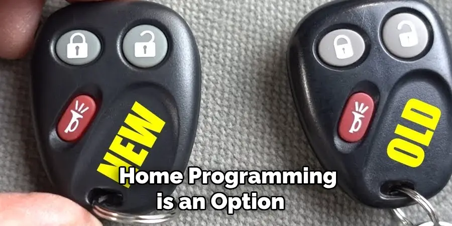 Home Programming is an Option